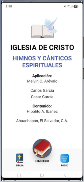 Portada de la app Himnario Iglesia de Cristo